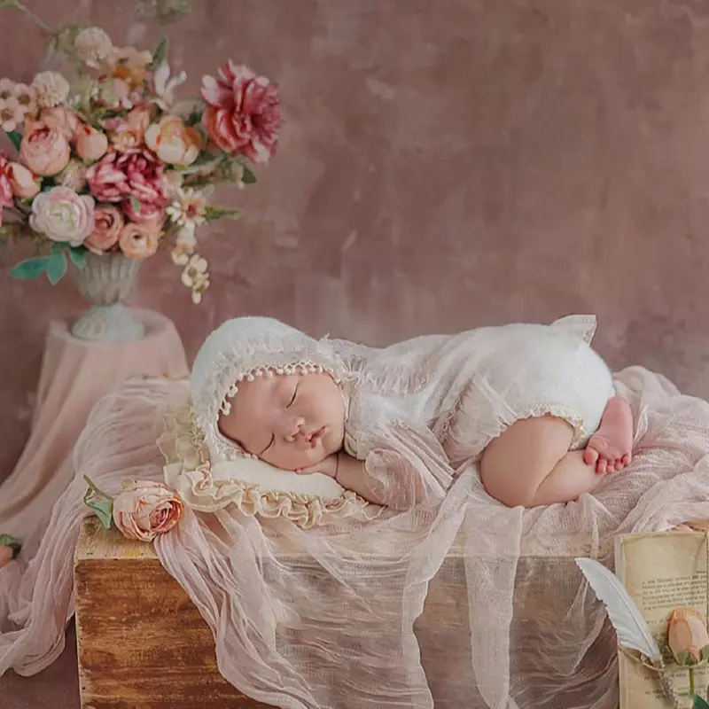 Baby Girl Painting Style Theme Set - Newborn Photography Props